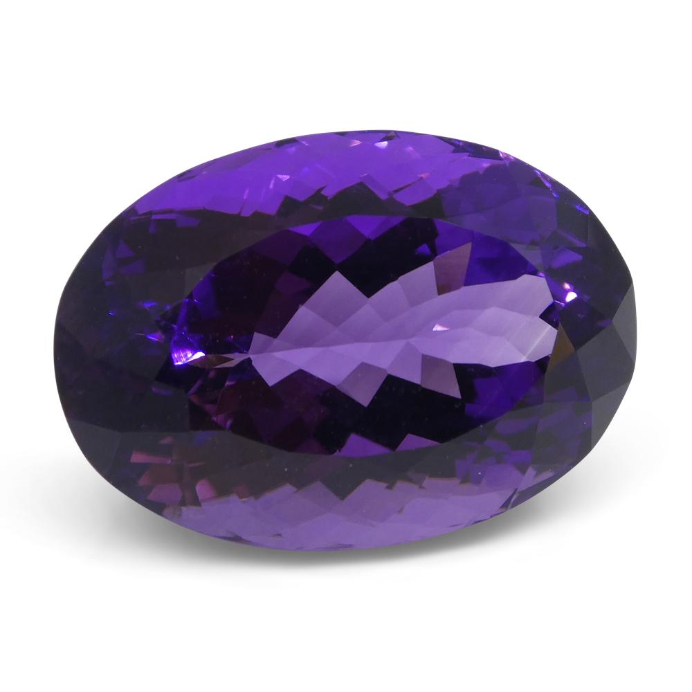 21.69 ct Oval Amethyst - Skyjems Wholesale Gemstones