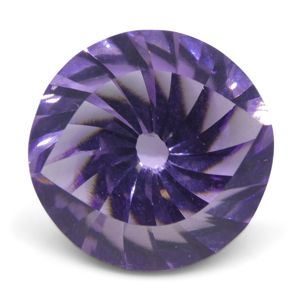 13.75ct Round Amethyst Fantasy/Fancy Cut - Skyjems Wholesale Gemstones