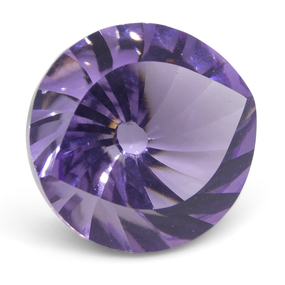 13.75ct Round Amethyst Fantasy/Fancy Cut - Skyjems Wholesale Gemstones