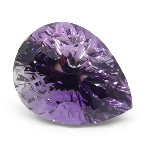 46.30ct Pear Amethyst Fantasy/Fancy Cut - Skyjems Wholesale Gemstones