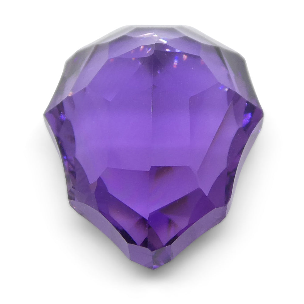 4.90ct Pear Amethyst 'Hypatia' Fantasy/Fancy Cut - Skyjems Wholesale Gemstones