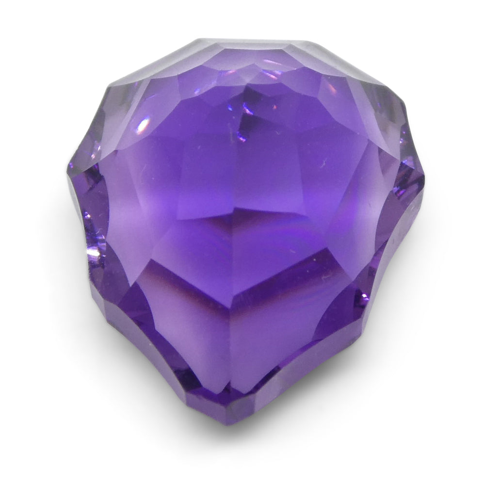 7.50ct Pear Amethyst 'Hypatia' Fantasy/Fancy Cut - Skyjems Wholesale Gemstones