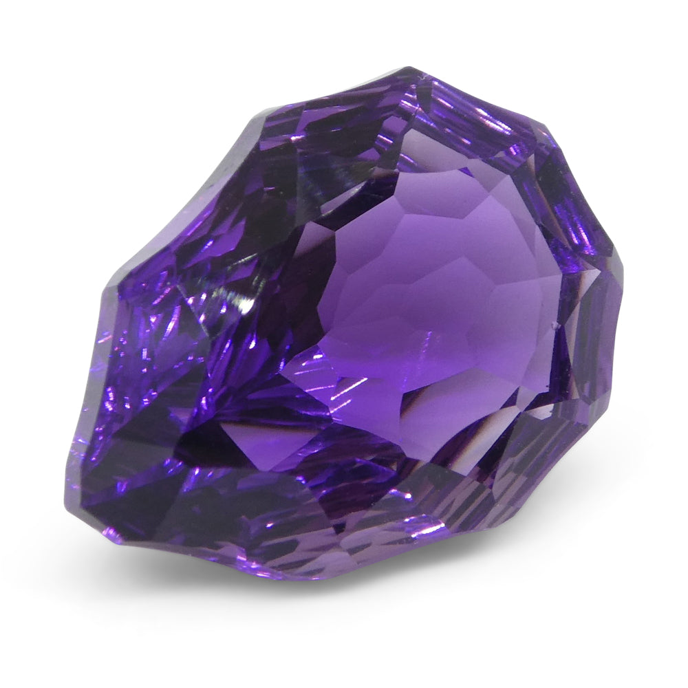 7.50ct Pear Amethyst 'Hypatia' Fantasy/Fancy Cut - Skyjems Wholesale Gemstones