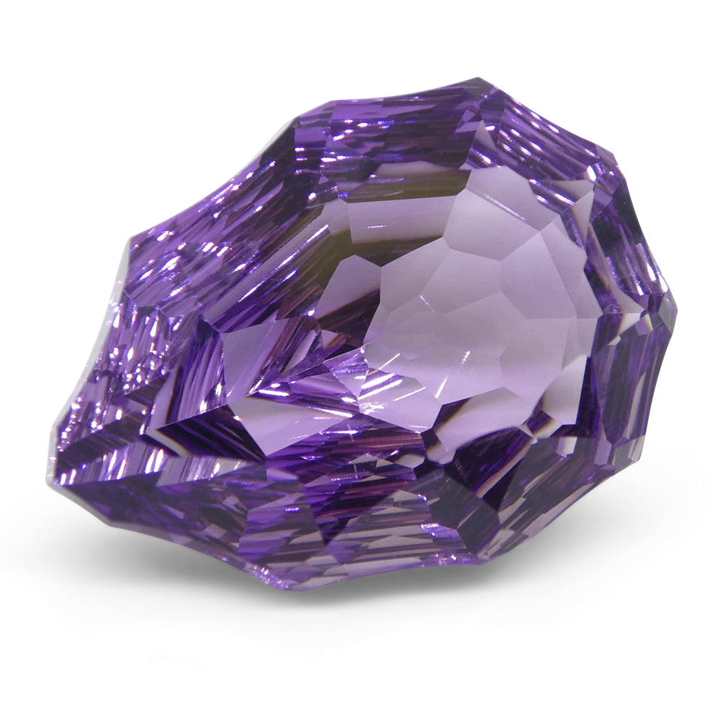 SkyJems 14ct Pear Brazilian Purple Amethyst Hypatia Fantasy Cut Gemstone for Fine Jewelry Design