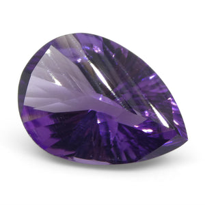 4.61ct Pear Amethyst 'Gloria' Fantasy/Fancy Cut - Skyjems Wholesale Gemstones
