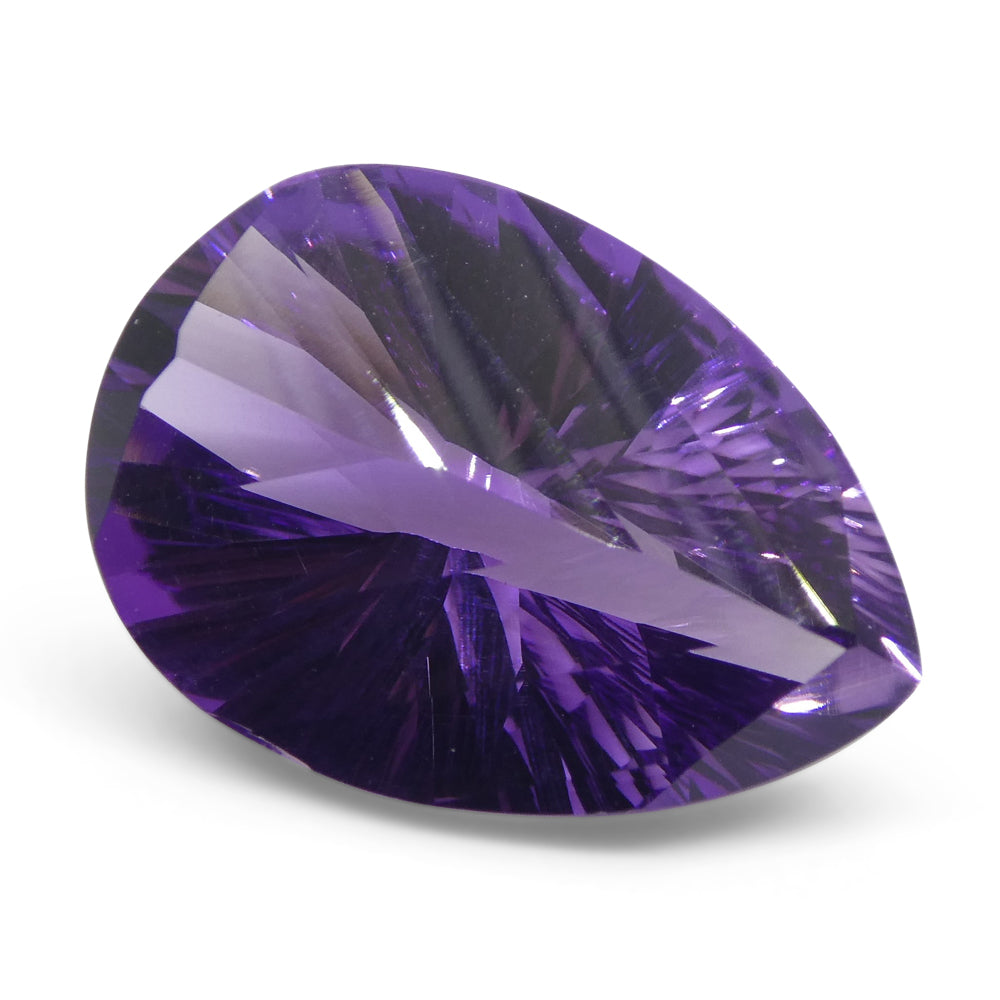 9.50ct Pear Amethyst 'Gloria' Fantasy/Fancy Cut - Skyjems Wholesale Gemstones