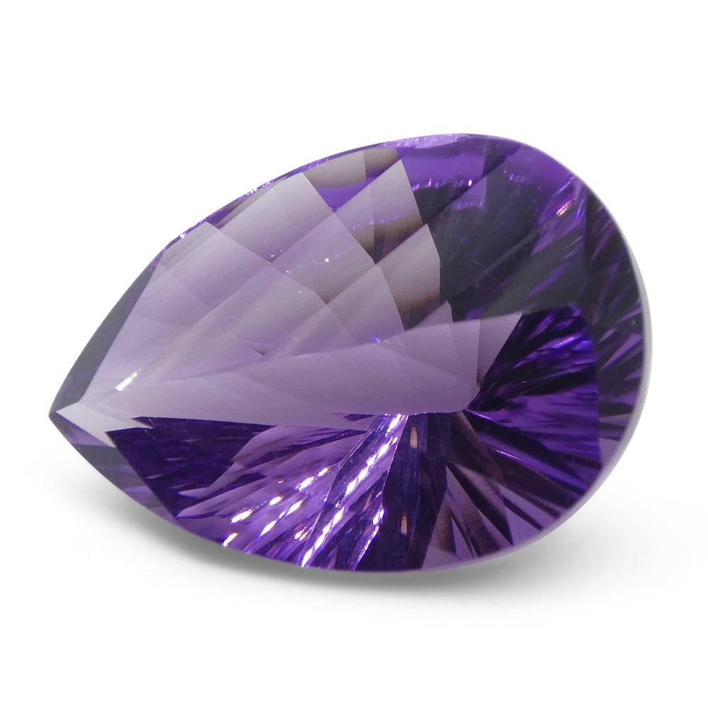 9.50ct Pear Amethyst 'Gloria' Fantasy/Fancy Cut - Skyjems Wholesale Gemstones