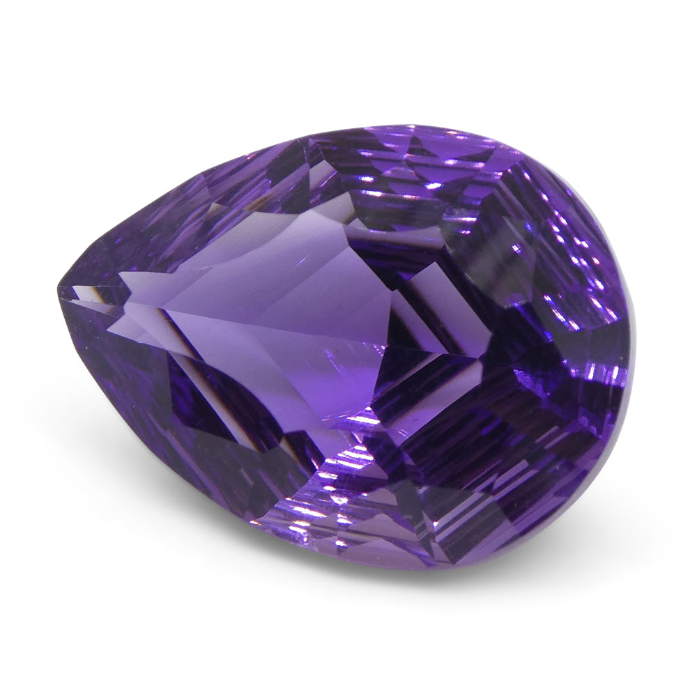 7.50ct Pear Amethyst 'Bridget' Fantasy/Fancy Cut - Skyjems Wholesale Gemstones