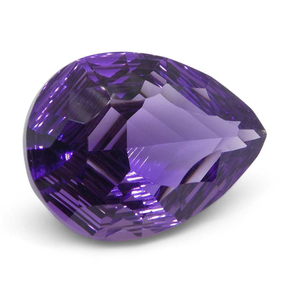 7.50ct Pear Amethyst 'Bridget' Fantasy/Fancy Cut - Skyjems Wholesale Gemstones