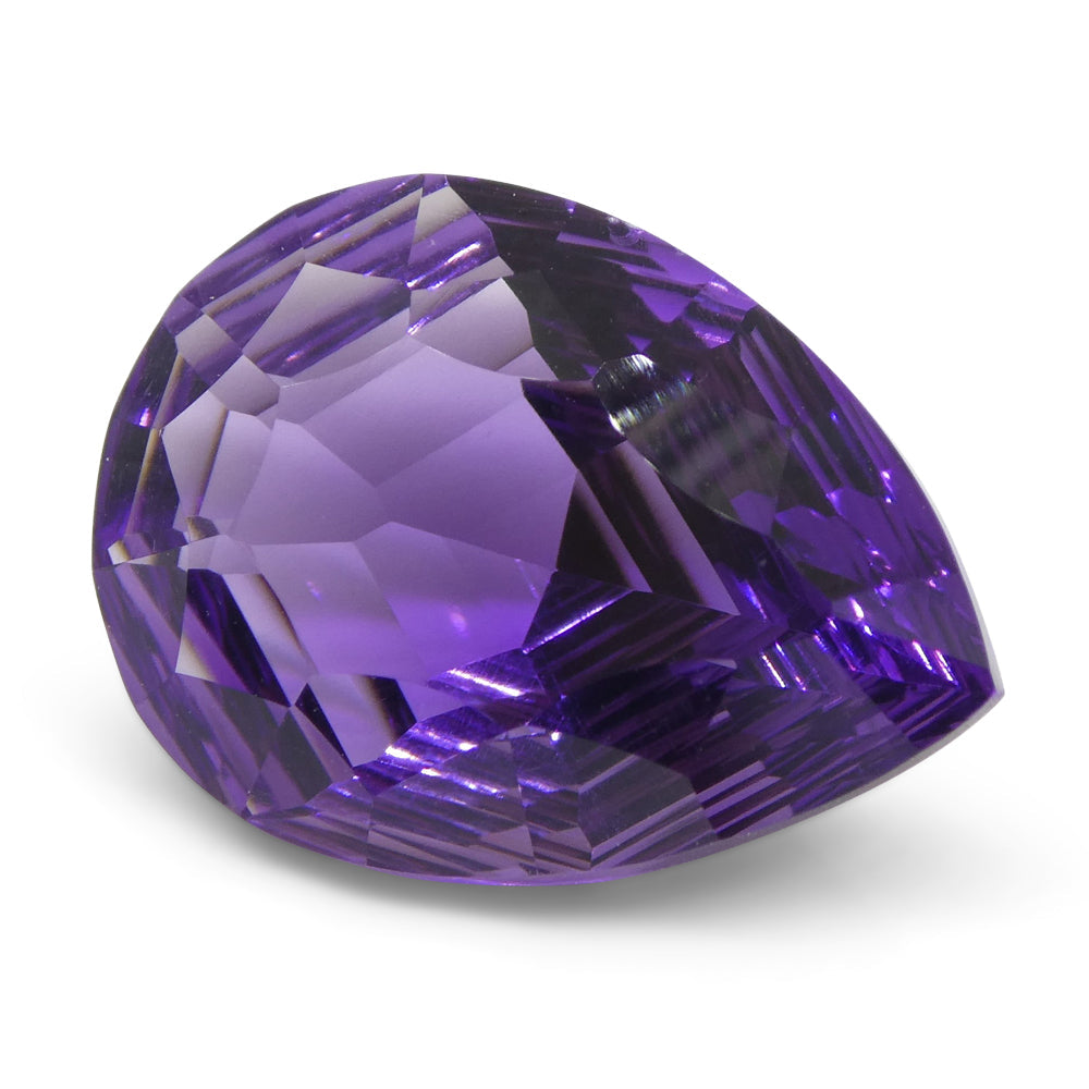 7.50ct Pear Amethyst 'Bridget' Fantasy/Fancy Cut - Skyjems Wholesale Gemstones