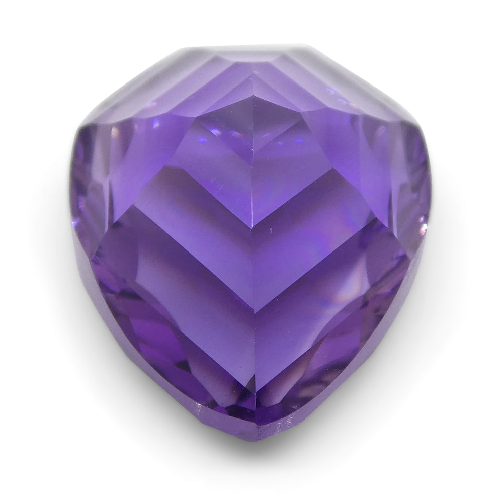 7.50ct Pear Amethyst 'Bridget' Fantasy/Fancy Cut - Skyjems Wholesale Gemstones