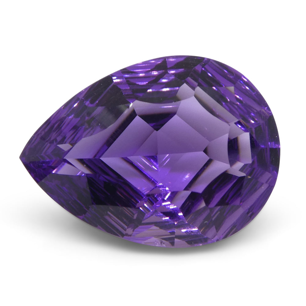 7.50ct Pear Amethyst 'Bridget' Fantasy/Fancy Cut - Skyjems Wholesale Gemstones