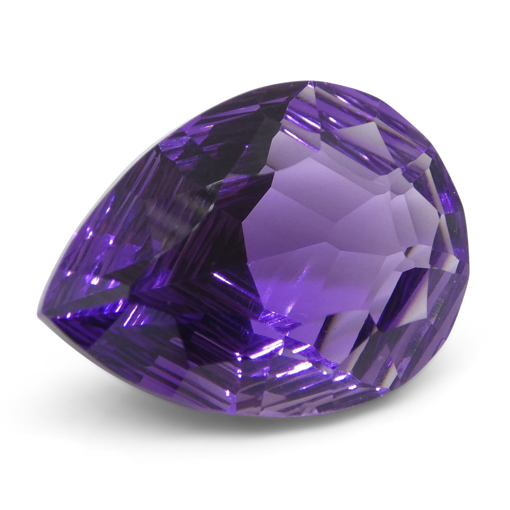 7.50ct Pear Amethyst 'Bridget' Fantasy/Fancy Cut - Skyjems Wholesale Gemstones