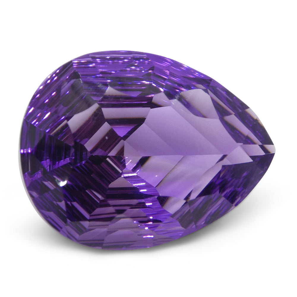 14ct Pear Amethyst 'Bridget' Fantasy/Fancy Cut - Skyjems Wholesale Gemstones