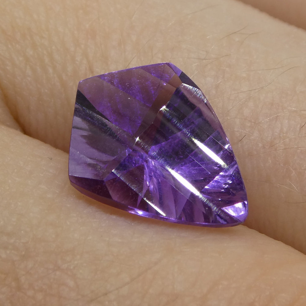 3.50ct Shield Amethyst 'Eleanor' Fantasy/Fancy Cut - Skyjems Wholesale Gemstones