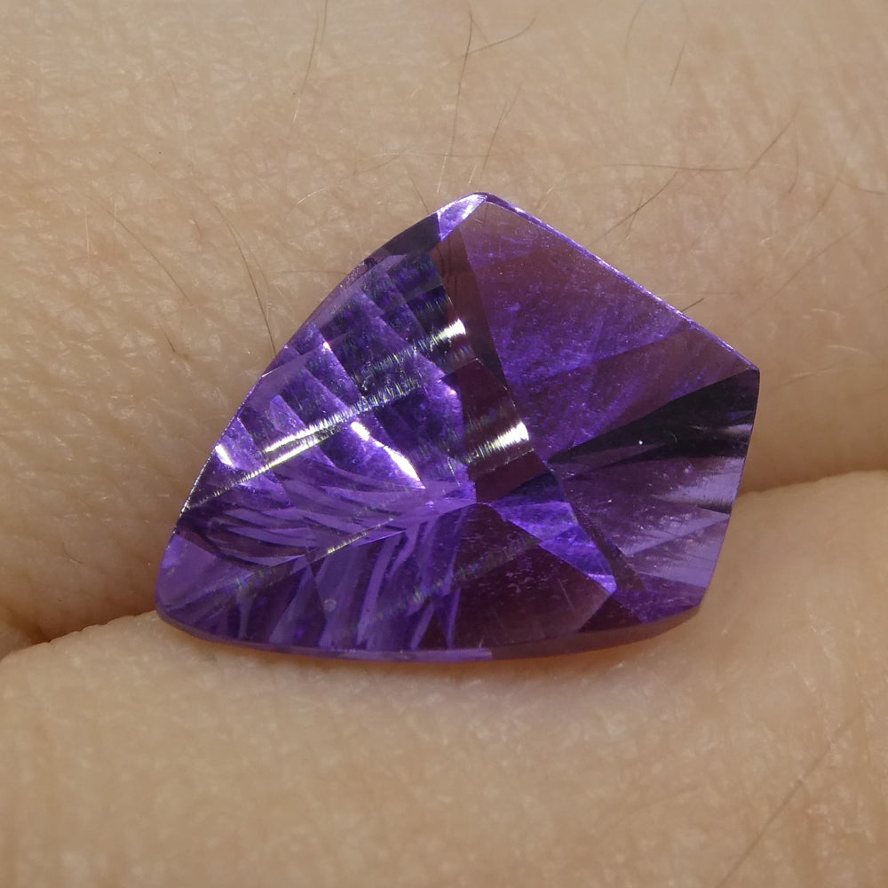 3.50ct Shield Amethyst 'Eleanor' Fantasy/Fancy Cut - Skyjems Wholesale Gemstones