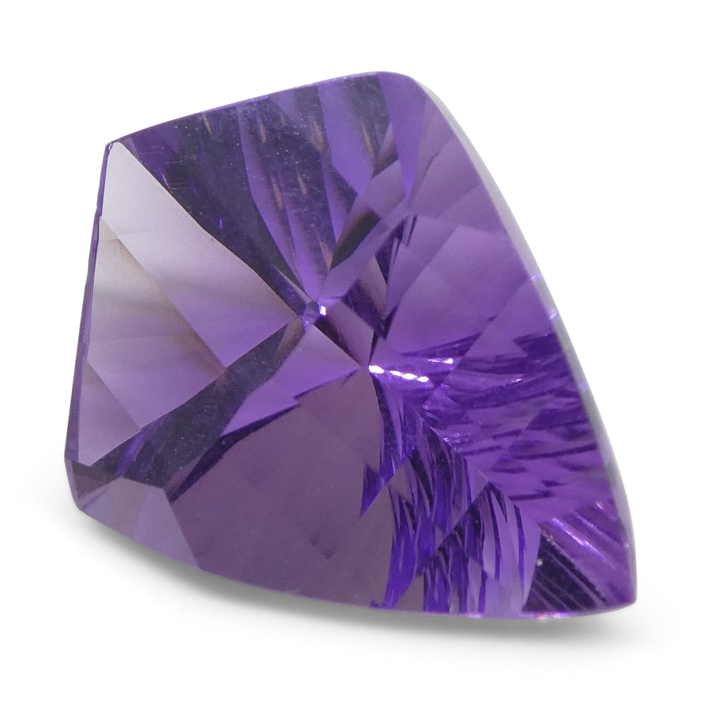 5.40ct Shield Amethyst 'Eleanor' Fantasy/Fancy Cut - Skyjems Wholesale Gemstones