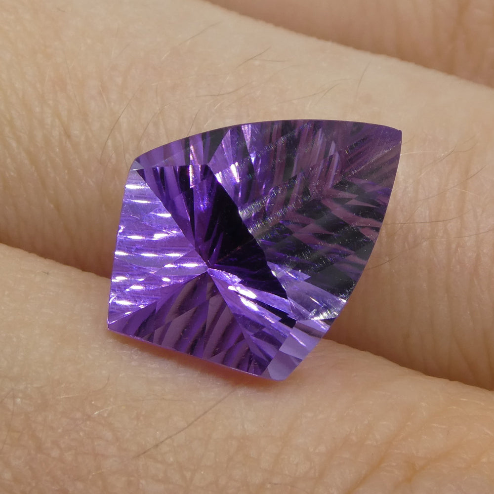 5.40ct Shield Amethyst 'Eleanor' Fantasy/Fancy Cut - Skyjems Wholesale Gemstones