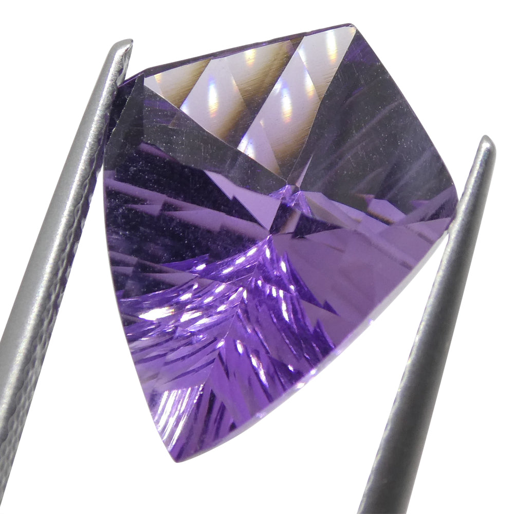 5.40ct Shield Amethyst 'Eleanor' Fantasy/Fancy Cut - Skyjems Wholesale Gemstones