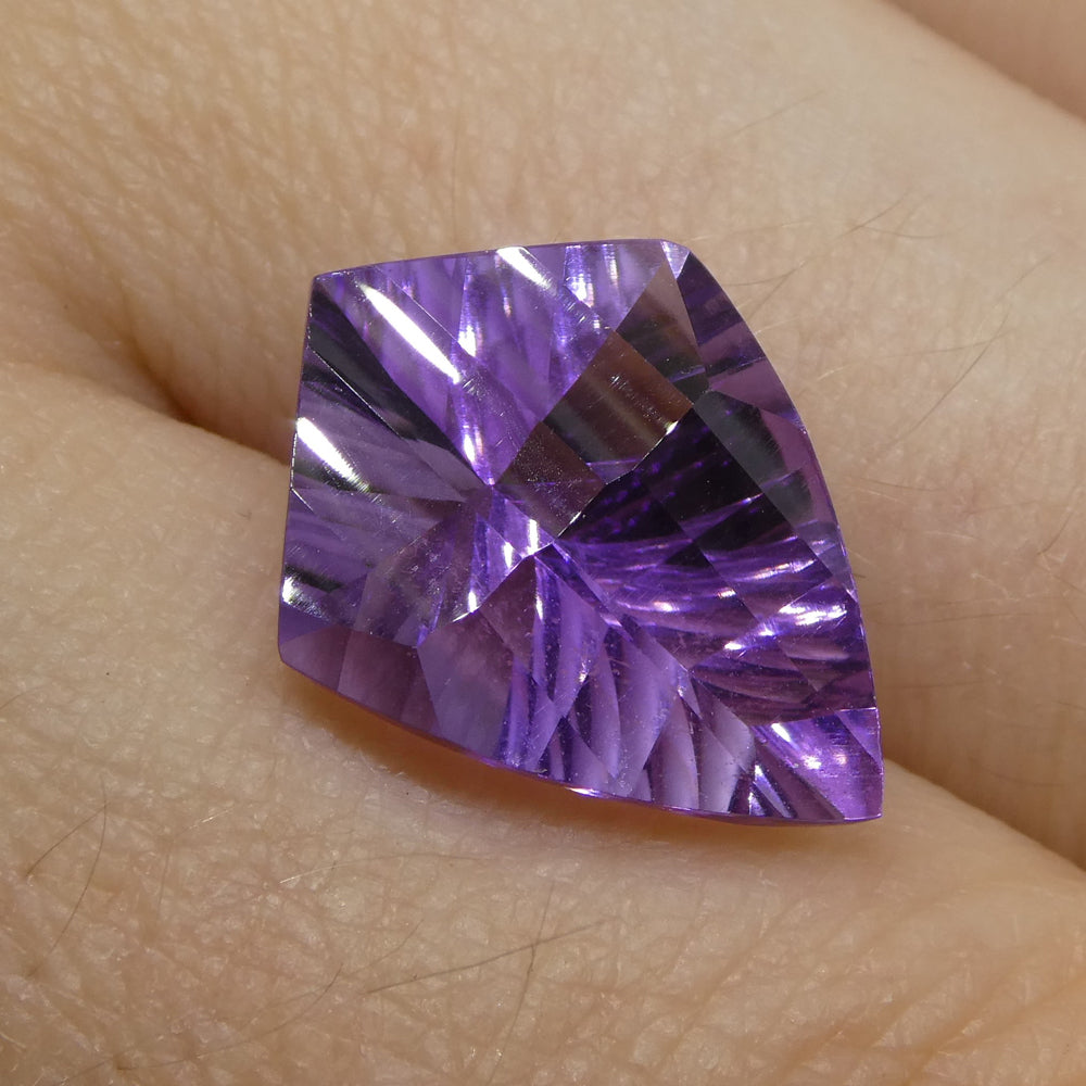 5.40ct Shield Amethyst 'Eleanor' Fantasy/Fancy Cut - Skyjems Wholesale Gemstones