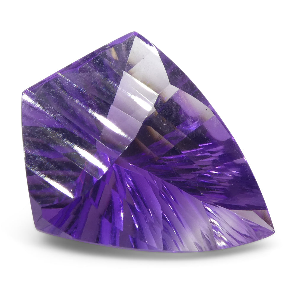 10ct Shield Amethyst 'Eleanor' Fantasy/Fancy Cut - Skyjems Wholesale Gemstones