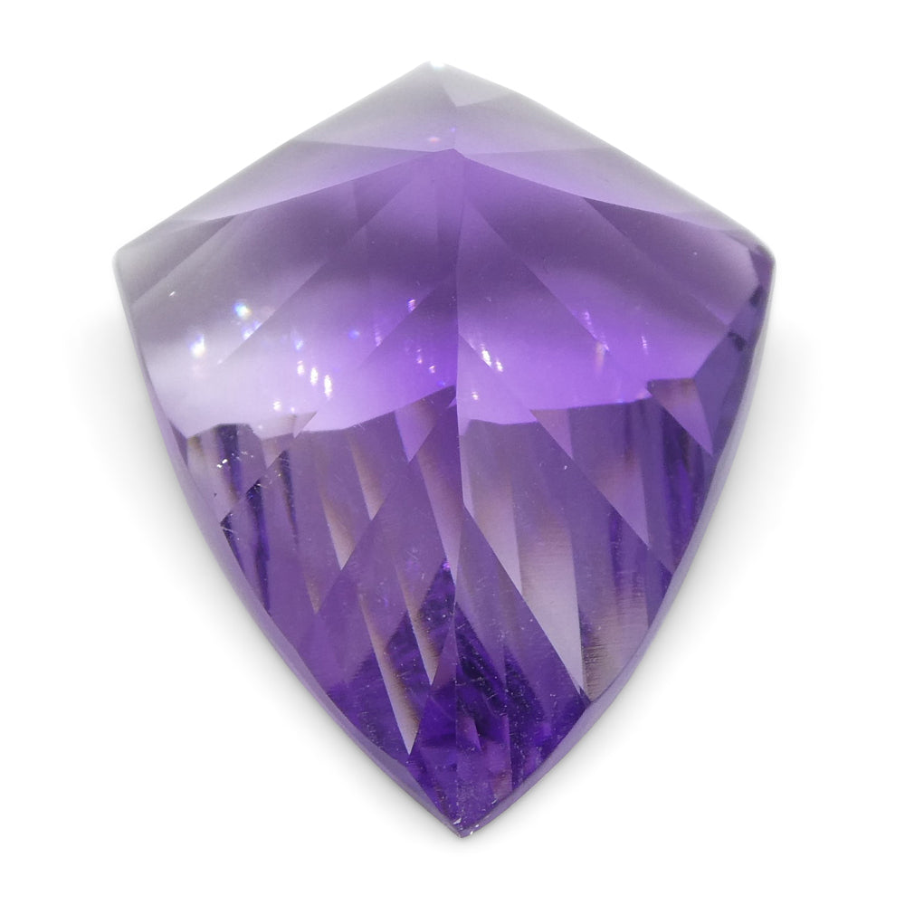 10ct Shield Amethyst 'Eleanor' Fantasy/Fancy Cut - Skyjems Wholesale Gemstones