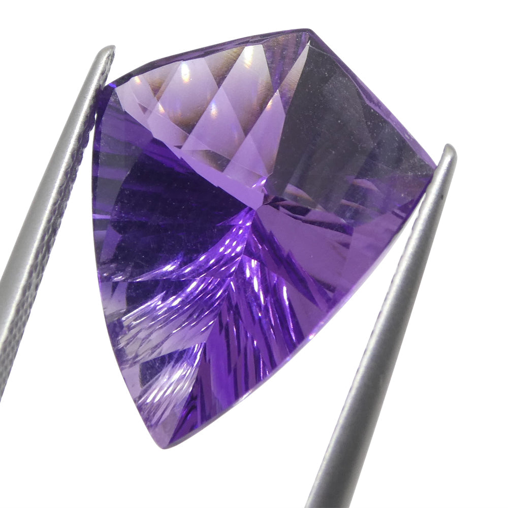 10ct Shield Amethyst 'Eleanor' Fantasy/Fancy Cut - Skyjems Wholesale Gemstones