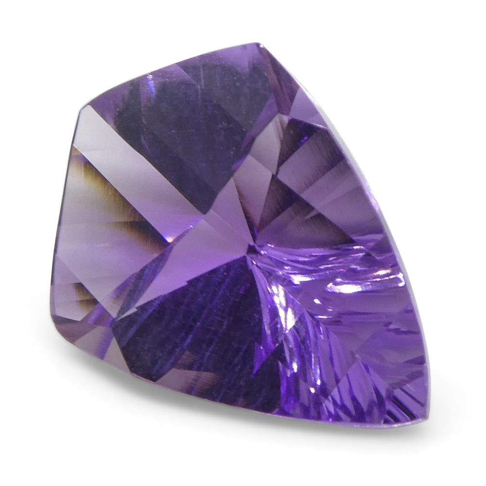 3.44ct Shield Amethyst 'Eleanor' Fantasy/Fancy Cut - Skyjems Wholesale Gemstones