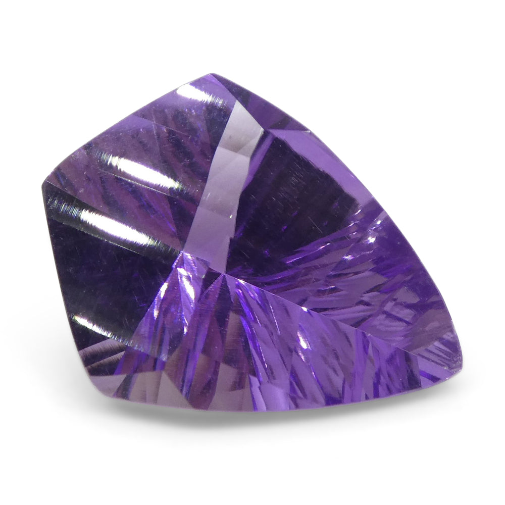 3.44ct Shield Amethyst 'Eleanor' Fantasy/Fancy Cut - Skyjems Wholesale Gemstones