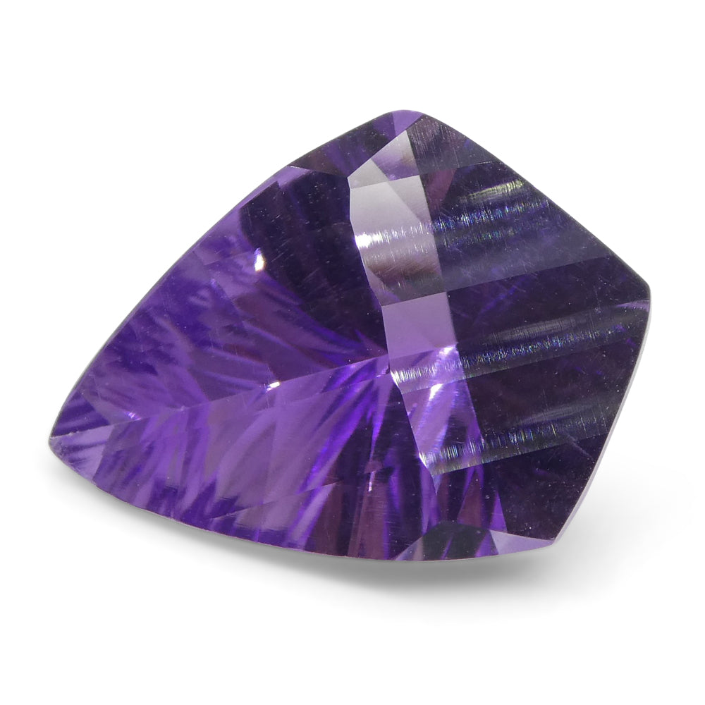 3.44ct Shield Amethyst 'Eleanor' Fantasy/Fancy Cut - Skyjems Wholesale Gemstones