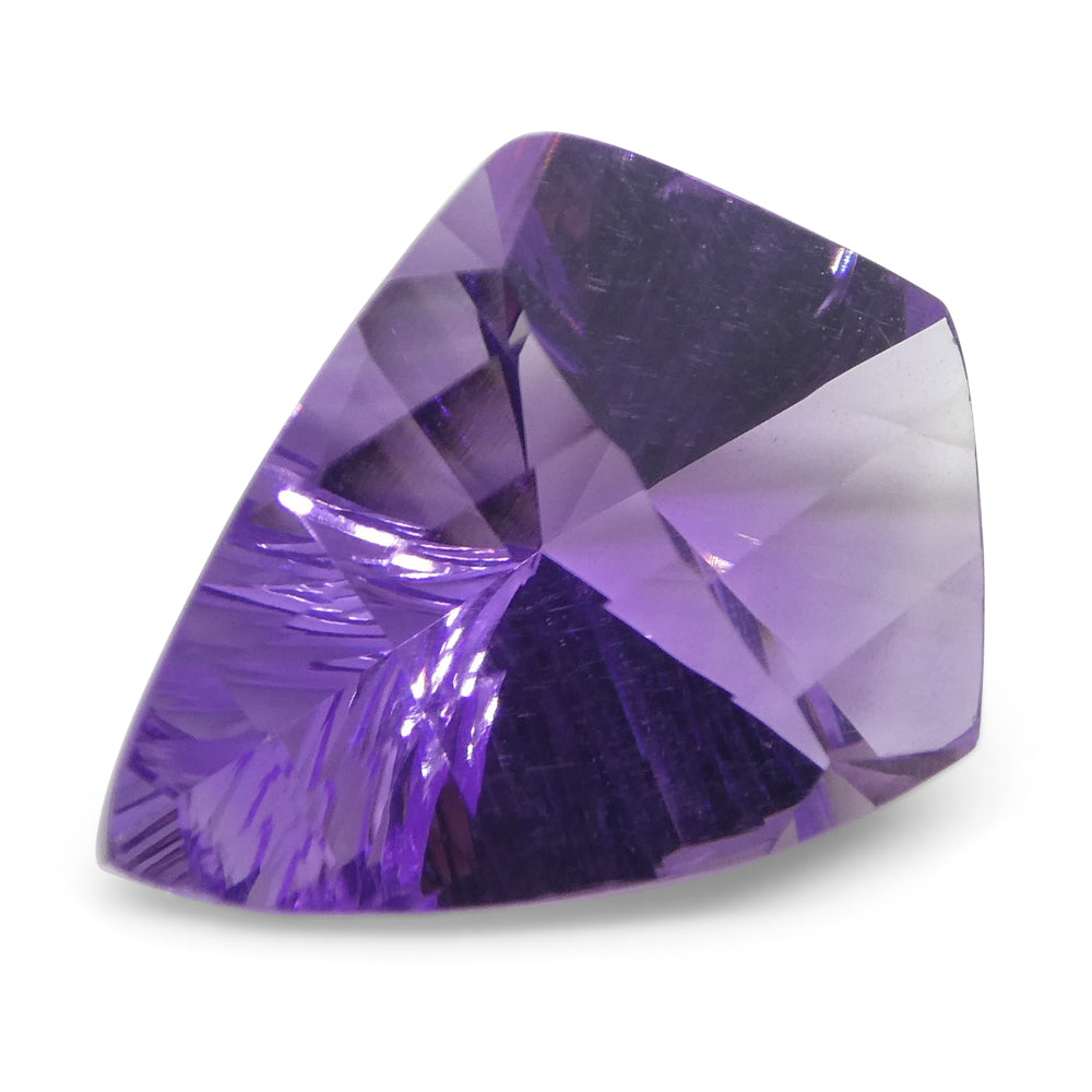 3.44ct Shield Amethyst 'Eleanor' Fantasy/Fancy Cut - Skyjems Wholesale Gemstones