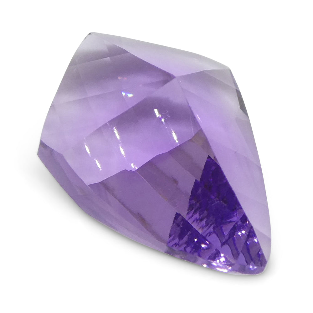 3.44ct Shield Amethyst 'Eleanor' Fantasy/Fancy Cut - Skyjems Wholesale Gemstones