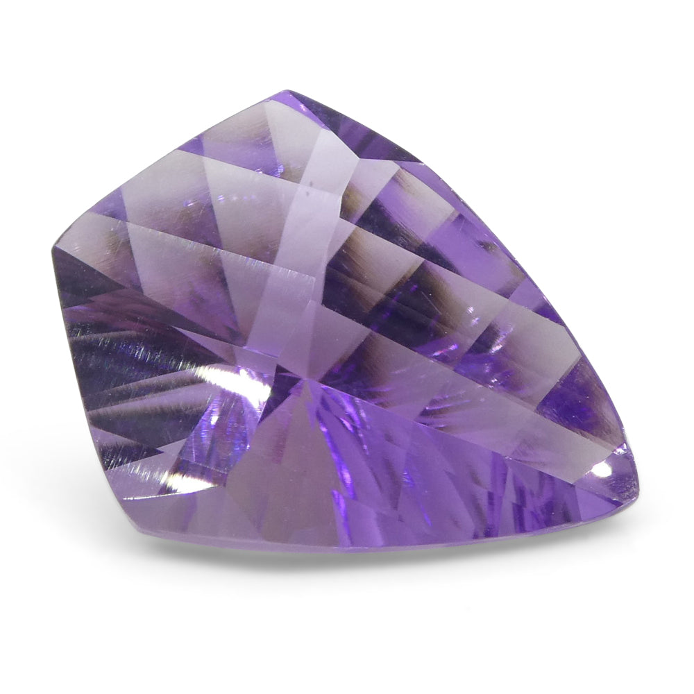 3.44ct Shield Amethyst 'Eleanor' Fantasy/Fancy Cut - Skyjems Wholesale Gemstones