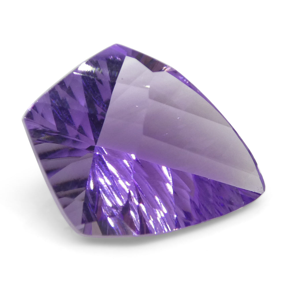 3.44ct Shield Amethyst 'Eleanor' Fantasy/Fancy Cut - Skyjems Wholesale Gemstones