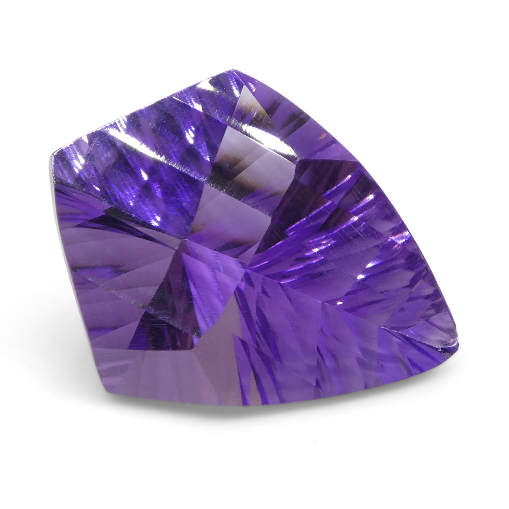 5.48ct Shield Amethyst 'Eleanor' Fantasy/Fancy Cut - Skyjems Wholesale Gemstones