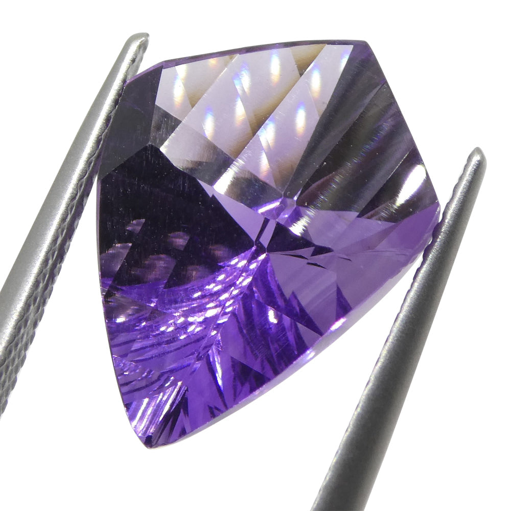 5.48ct Shield Amethyst 'Eleanor' Fantasy/Fancy Cut - Skyjems Wholesale Gemstones