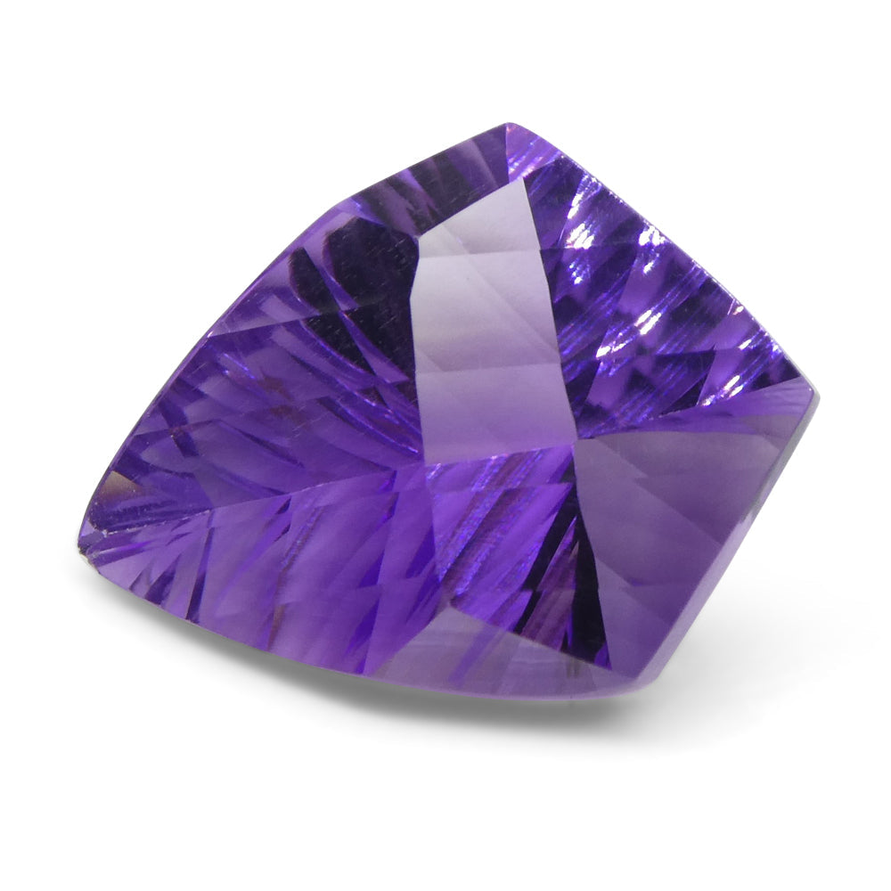 5.48ct Shield Amethyst 'Eleanor' Fantasy/Fancy Cut - Skyjems Wholesale Gemstones