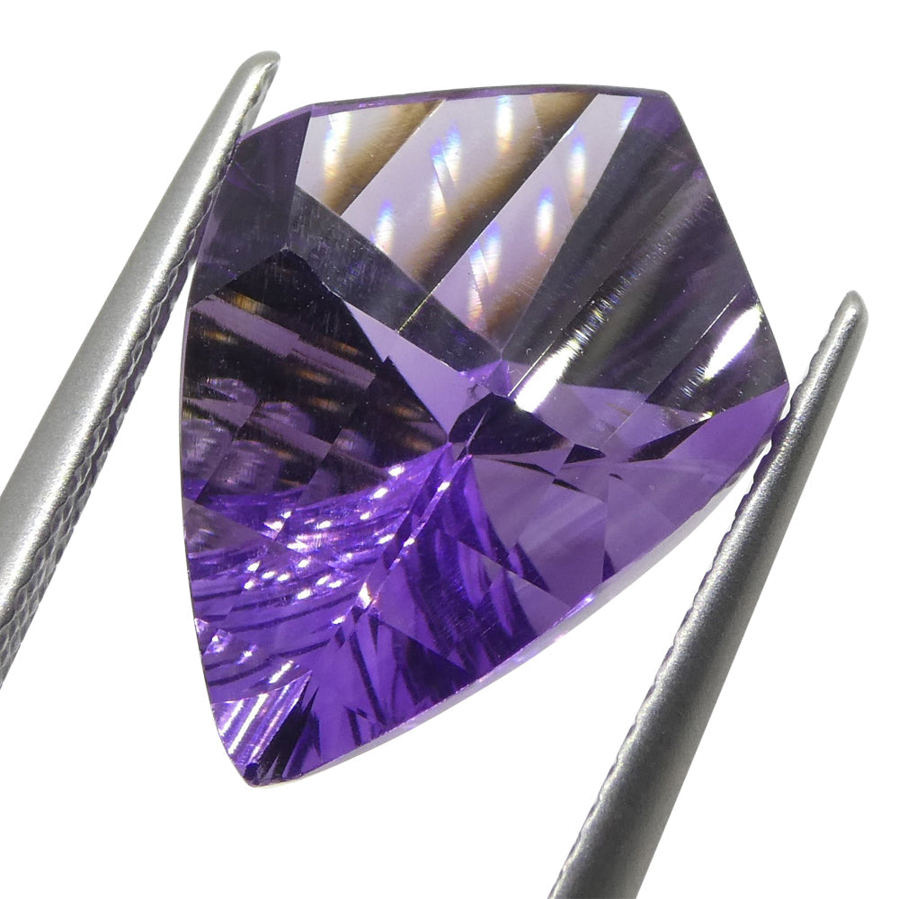 5.48ct Shield Amethyst 'Eleanor' Fantasy/Fancy Cut - Skyjems Wholesale Gemstones