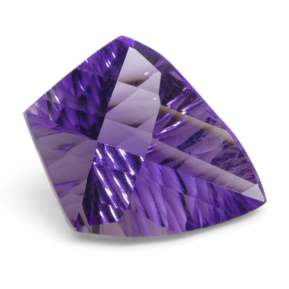 7.26ct Shield Amethyst 'Eleanor' Fantasy/Fancy Cut - Skyjems Wholesale Gemstones