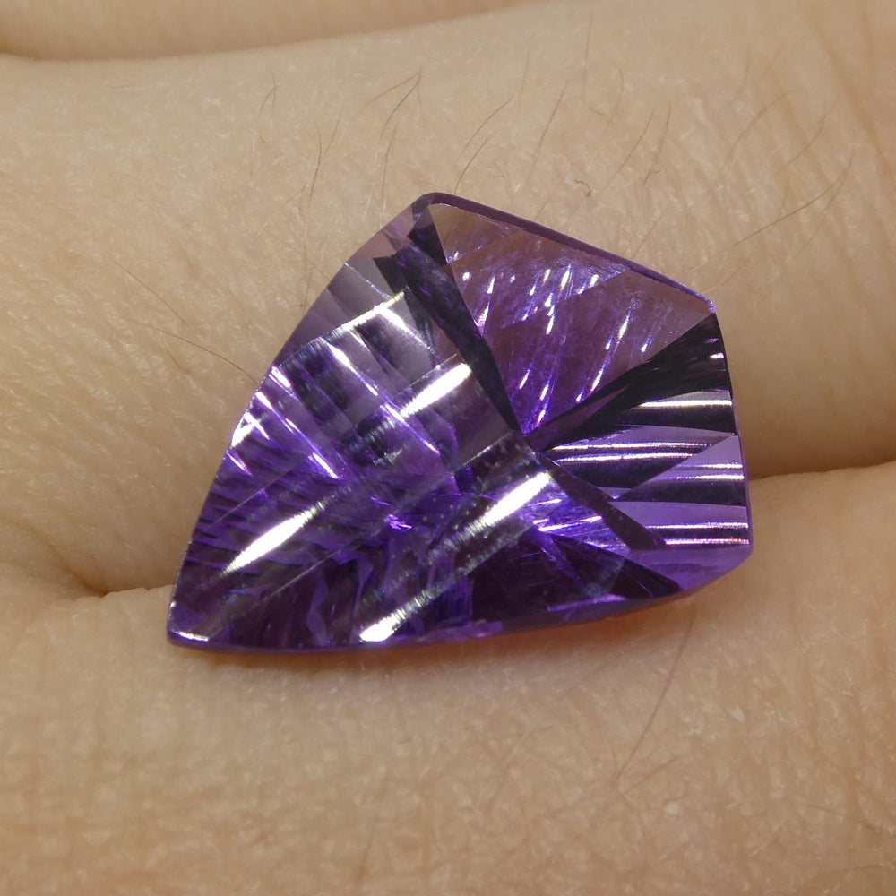 7.26ct Shield Amethyst 'Eleanor' Fantasy/Fancy Cut - Skyjems Wholesale Gemstones