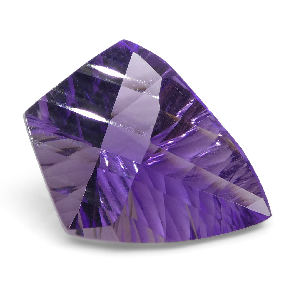 7.26ct Shield Amethyst 'Eleanor' Fantasy/Fancy Cut - Skyjems Wholesale Gemstones