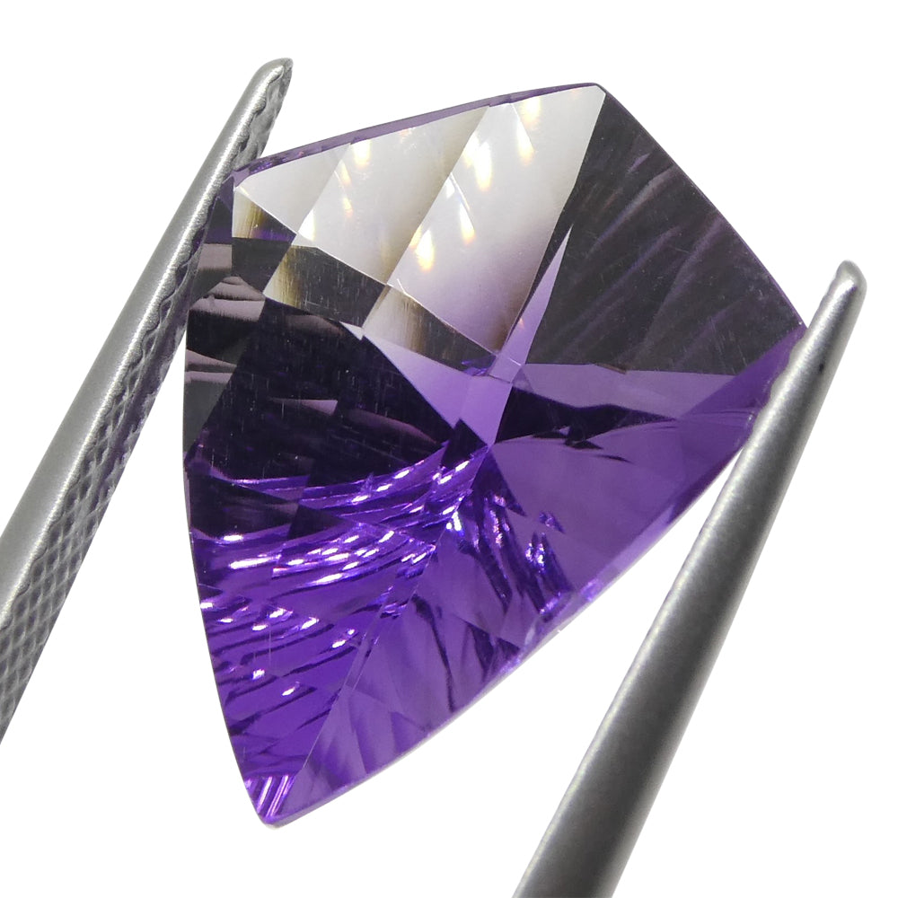 7.26ct Shield Amethyst 'Eleanor' Fantasy/Fancy Cut - Skyjems Wholesale Gemstones