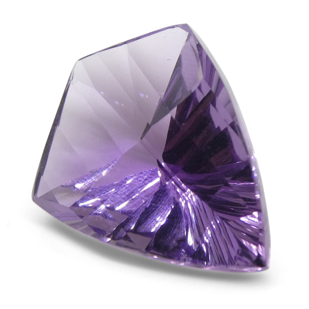 SkyJems 10ct Shield Amethyst Eleanor Fantasy Cut, rich purple Brazilian gemstone for fine jewelry collectors