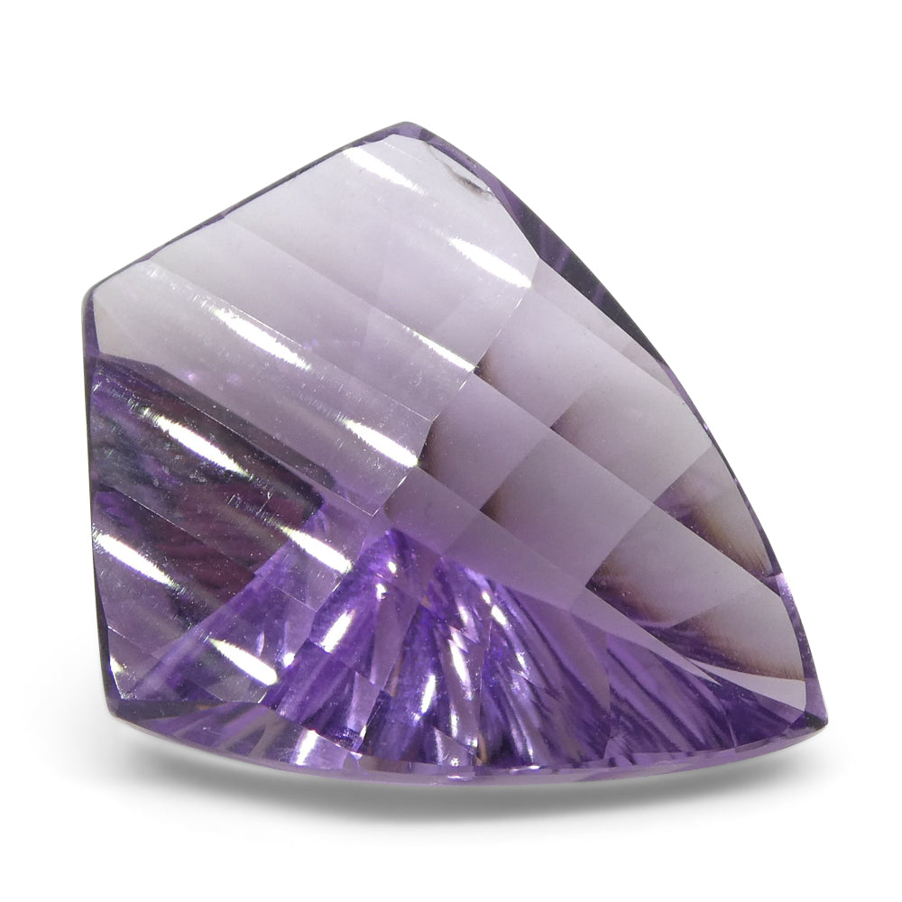 SkyJems 10ct Shield Amethyst Eleanor Fantasy Cut, rich purple Brazilian gemstone for fine jewelry collectors