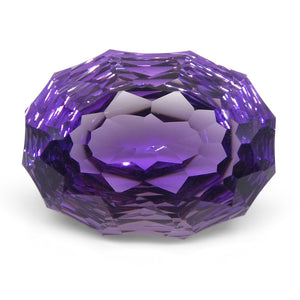 8.50ct Oval Amethyst 'Ruth' Fantasy/Fancy Cut - Skyjems Wholesale Gemstones