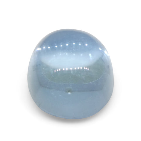 3.36ct Oval Cabochon Blue Aquamarine from Brazil