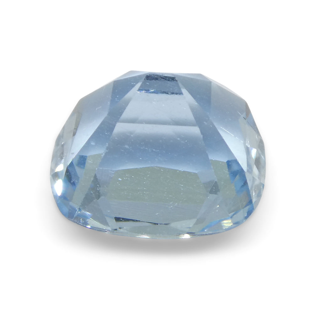 4.77ct Cushion Blue Aquamarine from Brazil - Skyjems Wholesale Gemstones