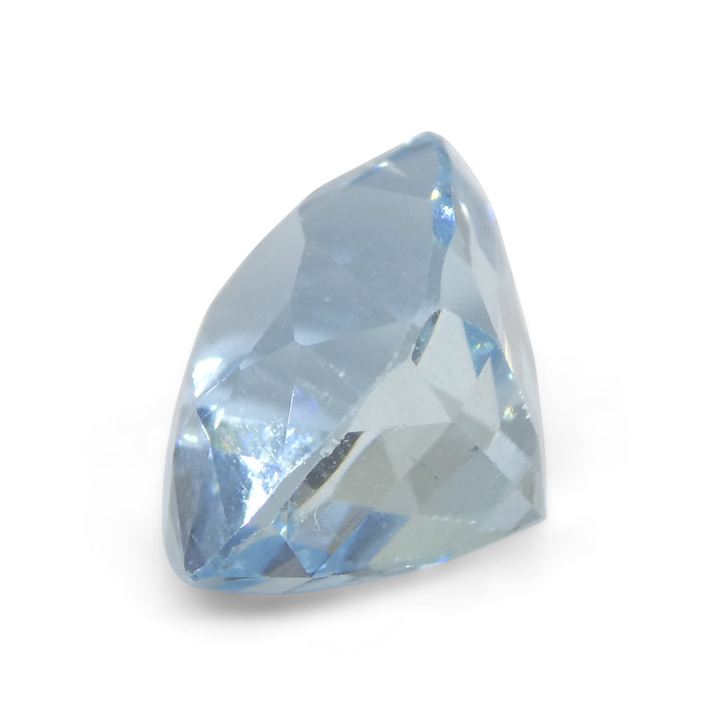 4.77ct Cushion Blue Aquamarine from Brazil - Skyjems Wholesale Gemstones