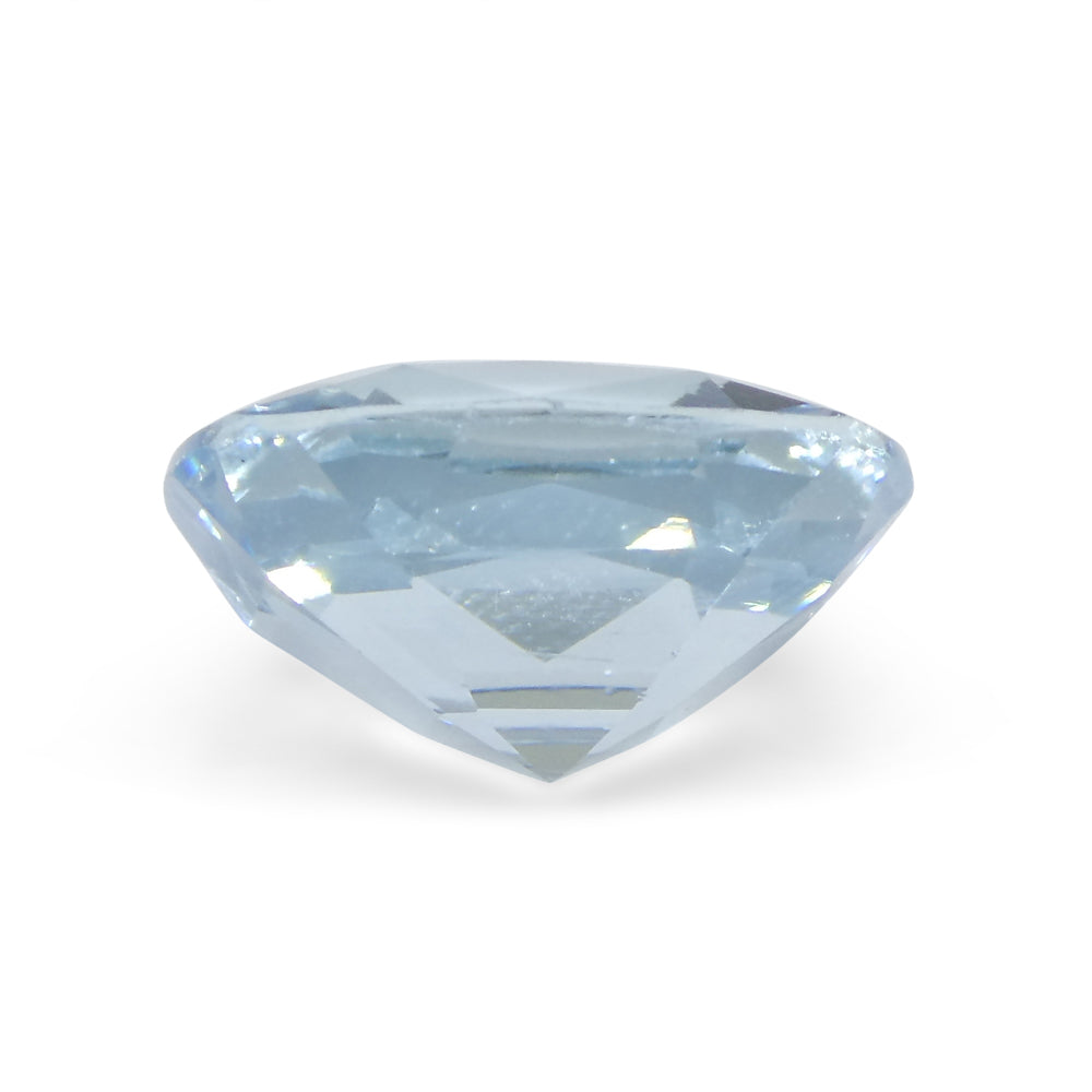 3.01ct Cushion Blue Aquamarine from Brazil - Skyjems Wholesale Gemstones