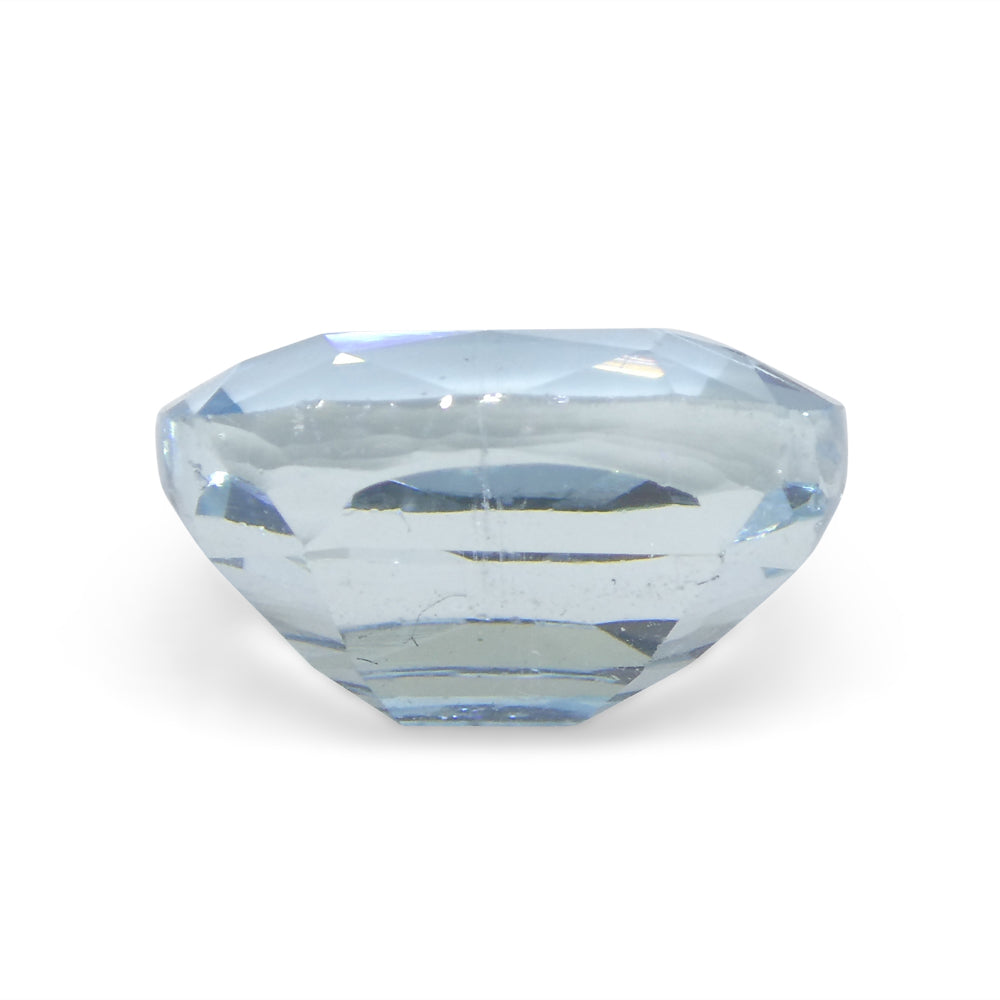 4.25ct Cushion Blue Aquamarine from Brazil - Skyjems Wholesale Gemstones